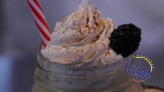 Receta Happy - Batida Energizante de Mantequilla de Maní, Guineo y Coco