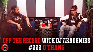D Thang's First Interview After Being Released from Prison. Talk Music, Jail Stories & Clowns Opps