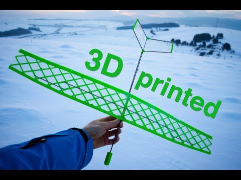 KRAGA Tere - 3D printed hand launch glider