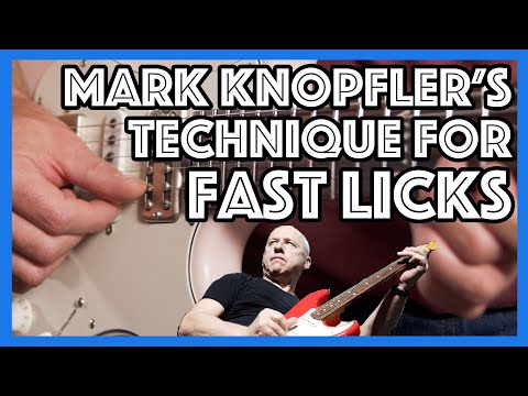 Mark Knopfler's Technique For Fast Licks (and how you can use it creatively!) Guitar Lesson Tutorial
