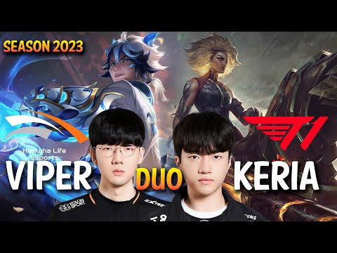 HLE Viper Duo With T1 Keria - Viper EZREAL, Keria RELL - Patch 13.13 KR Ranked