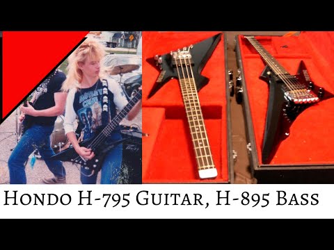 Hondo The Sting Guitar/Bass Pair, Still with Original Owners!