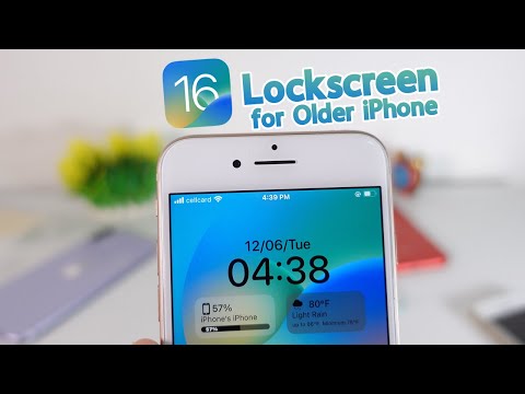 iOS 16 Lockscreen on iPhone 7 or Older