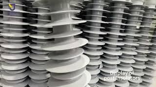 Display of post insulators#insulator #electricalwork