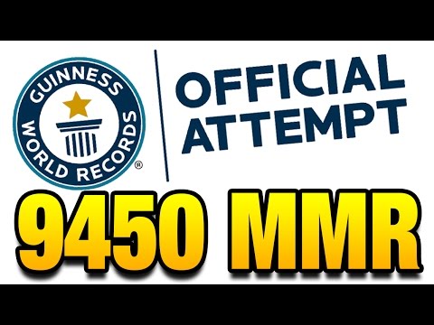 9450 MMR TOP 1 mmr MidOne World Record - Dota 2 7.05