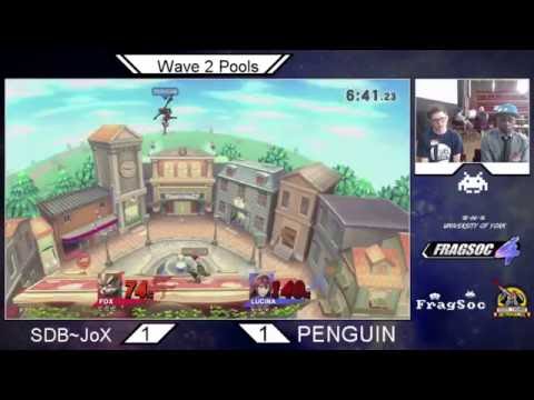 Fragsoc 4 - Penguin (Lucina) Vs. SDB | Jox (Fox/Mario) - Sm4sh Pools