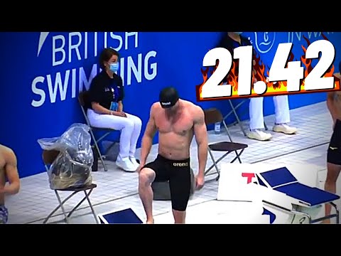 BEN PROUD MAKES 21.42 on 50 freestyle | 17/04/2021 British Swimming Trials