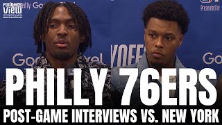 Tyrese Maxey & Kyle Lowry Recap Philadelphia 76ers vs. New York Knicks Game 1, Embiid Performance