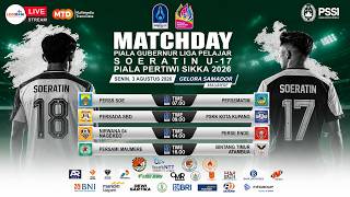 Download lagu LIVE | PERSS SOE vs PERSEMATIM | PIALA SOERATIN U-17 SIKKA 2026 mp3 Download lagu LIVE | PERSS SOE vs PERSEMATIM | PIALA SOERATIN U-17 SIKKA 2026 mp3