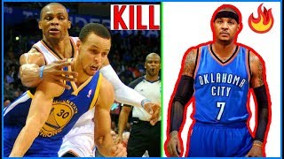 Why the Thunder are going to KILL THE WARRIORS DYNASTY!! Westbrook ROASTS Curry!!