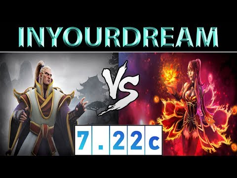 inYourdreaM [Invoker] vs [Lina] ► SEA Ranked ► Dota 2 7.22c