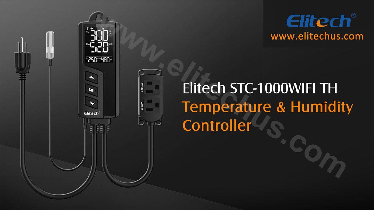 Elitech STC-1000 PRO TH/ STC-1000 WIFI TH Temperature and Humidity Controller