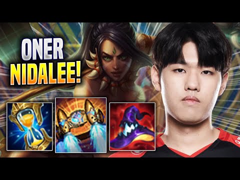 ONER DOMINATING WITH NIDALEE! - T1 Oner Plays Nidalee JUNGLE vs Qiyana! | Season 2022