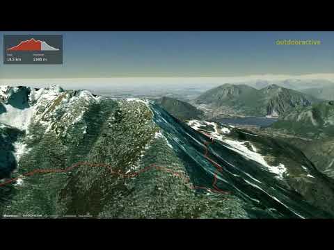 Lecco - Piani d'Erna - Rifugio Azzoni ∆ hiking trails ∆ 3d-trail.com/italy/