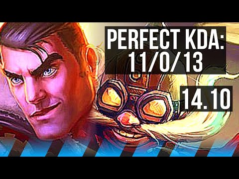 JAYCE vs CORKI (MID) | 11/0/13, Legendary, 700+ games | KR Challenger | 14.10