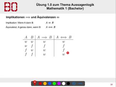 Übungsblatt1.0 – Aussagenlogik Teil 3