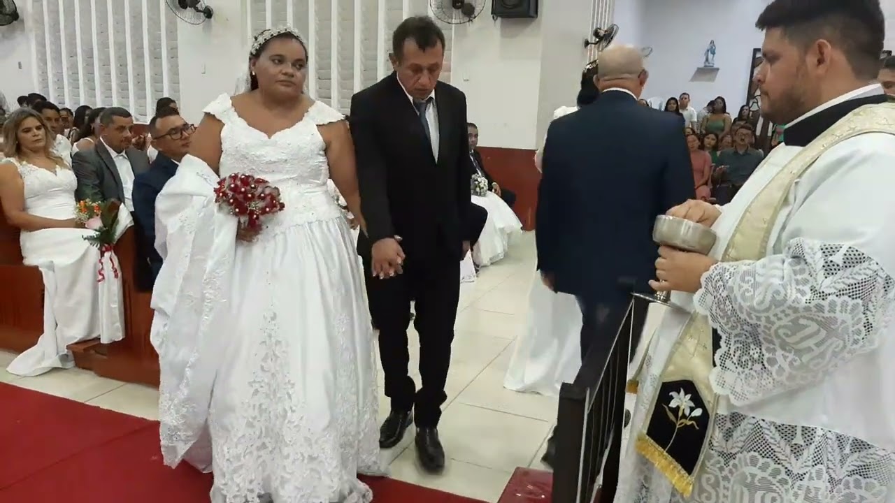 Casamentos comunitários 12 casais