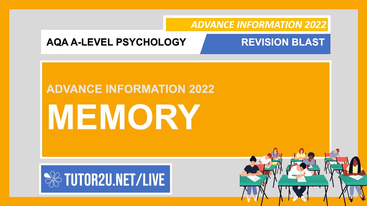 AQA A-Level Psychology | Advance Info 2022 Revision Blast | Memory