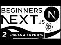 Next.js Pages, Layout, Links, Routes & Loading | Next.js 13 tutorial