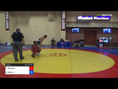 2018 Marine Corps US Open/UWW Junior Freestyle 70 Con 32 #2 - Elijah Murphy (AU) Vs. Alejandro Ray