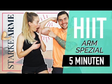 Bye Bye Winkearme – 5 Minuten HIIT Workout für starke, straffe Arme | *HIVA*