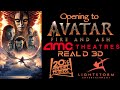 Opening To Avatar Fire And Ash 3D 2025 AMC Theaters