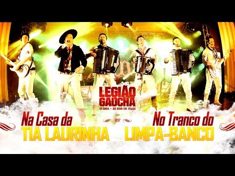 DVD Legião Gaúcha - NA CASA DA TIA LAURINHA | NO TRANCO DO LIMPA-BANCO