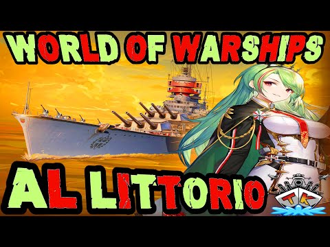 Azur Lane Littorio + Waifu im *AZUR LANE SPECIAL* ⚓️ in World of Warships 🚢