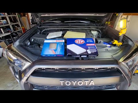 Replace The Air Filters In Your Toyota 4Runner And Save! SR5 4x4 Bosch STP