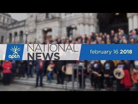 APTN National News February 16, 2018 – Moose Hide, Indigenous advocacy, Tina Fontaine trial