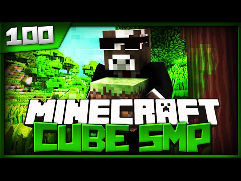 Minecraft Cube SMP - Episode 100 - Squidward Cow Prank ( Minecraft The Cube SMP )