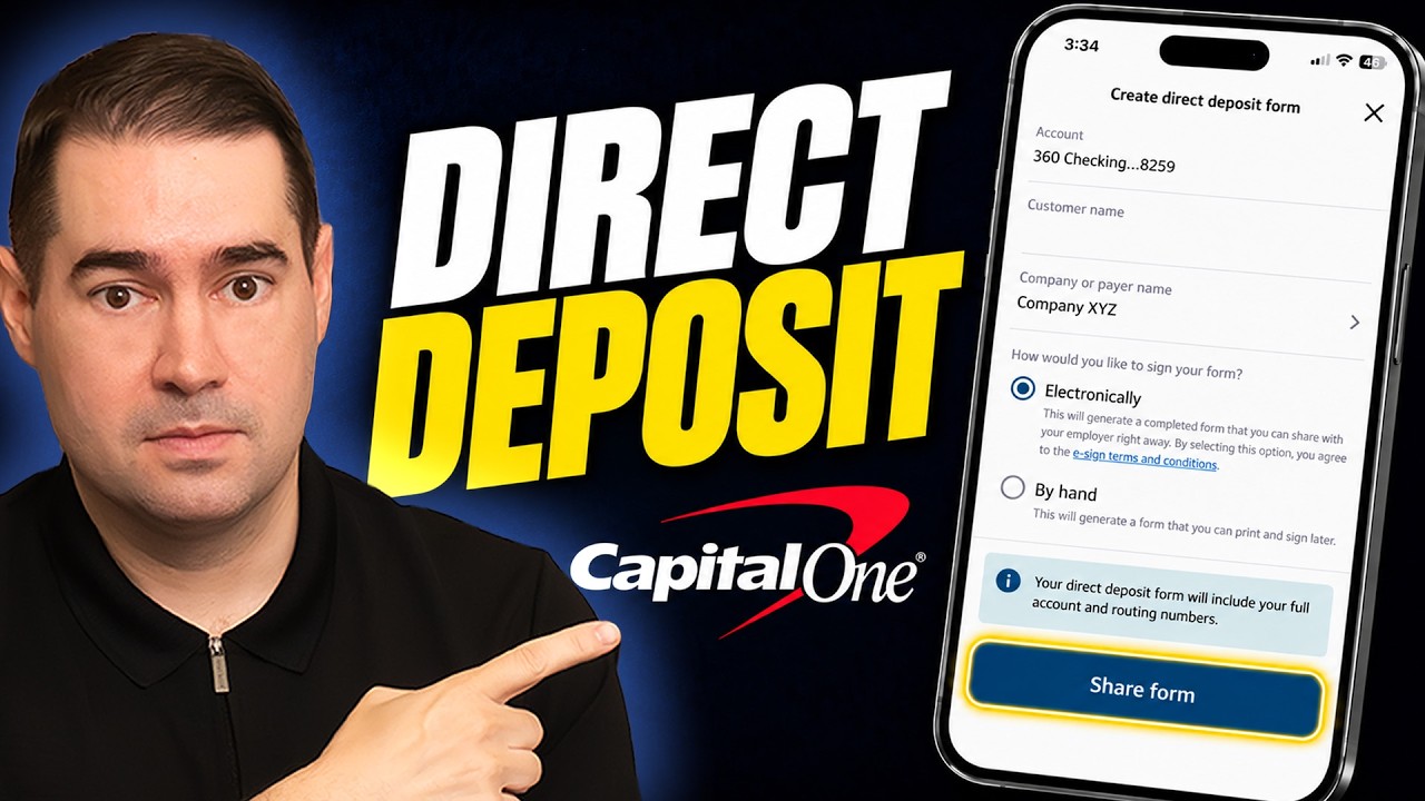 How to Set Direct Deposit for Your Capital One Account