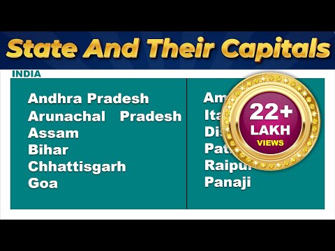 State and their Capital || INDIA State and their Capital || INDIA