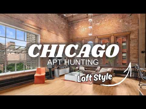 CHICAGO LOFT HUNTING | downtown loft style apartments with prices!