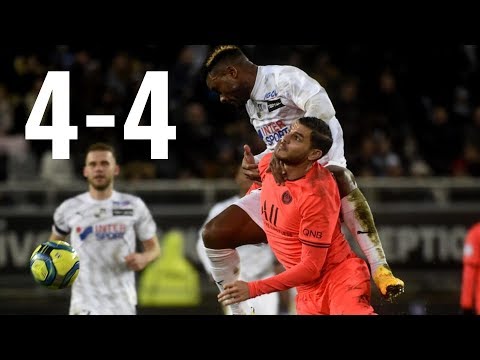 Amiens vs PSG 4-4 | Nianzou Kouassi Scores Two Goals In PSG Incredible Come Back
