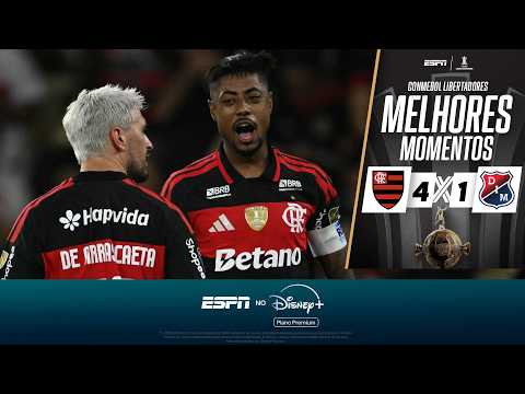 Gols e lances de Flamengo x Independiente