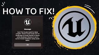 How To Fix Can't Find Xcode Install For Metal Compiler in MacOS