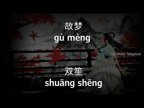 [ แปลไทย ] Gu Meng 故梦 - Shuang Sheng 双笙 | Pinyin - Lyrics & English - Thai sub