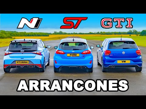 i20N vs Fiesta ST vs Polo GTI: ARRANCONES