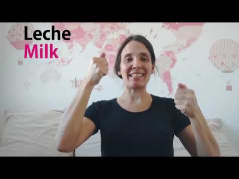 Cómo signar Leche en LSE