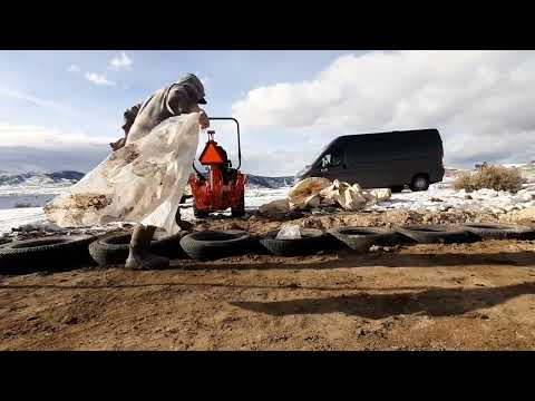 Mini Earthship build part 1