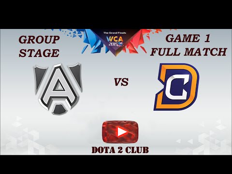 Alliance vs Digital Chaos (DC) | World Cyber Arena (WCA) 2015 Group Stage | Game 1 Full Match