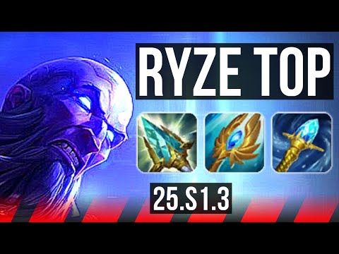 RYZE vs TRYNDAMERE (TOP) | KR Master | 25.S1.3