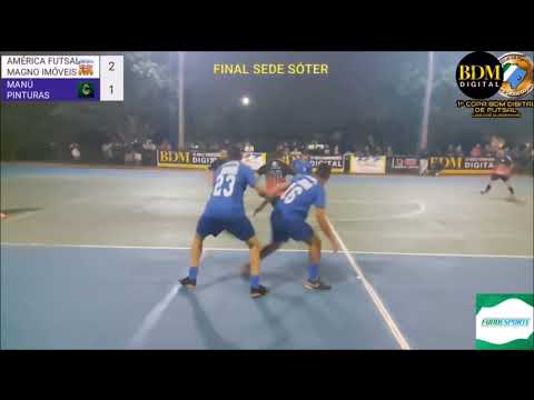 Gols de Magno Imóveis/América x Manu Pinturas - FInal Copa BDM Sede Sóter