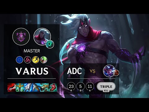 Varus ADC vs Vayne - EUW Master Patch 11.13
