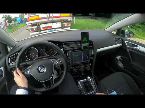 VW GOLF VII 2.0 TDI 150PS ON GERMAN AUTOBAHN 2021