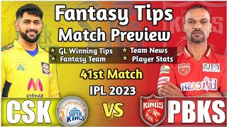 CSK vs PBKS 41st Match Dream11, CSK vs PBKS Dream11 Prediction, Chennai vs Punjab, Dhoni vs Dhawan