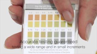 Test your Body pH Level using the pH Test Strip Acid Alkaline Diet