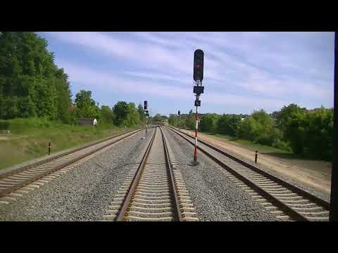 [ rearview ] SU4210-007 Pociąg TLK  "Bory Tucholskie" Cała trasa z ostatniego wagonu.