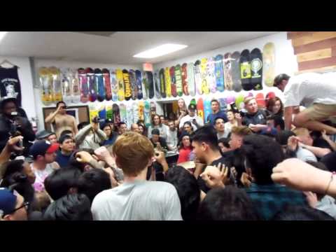 Turnstile - Drop live at Programme Skate Shop Fullerton, CA (3-5-2015)